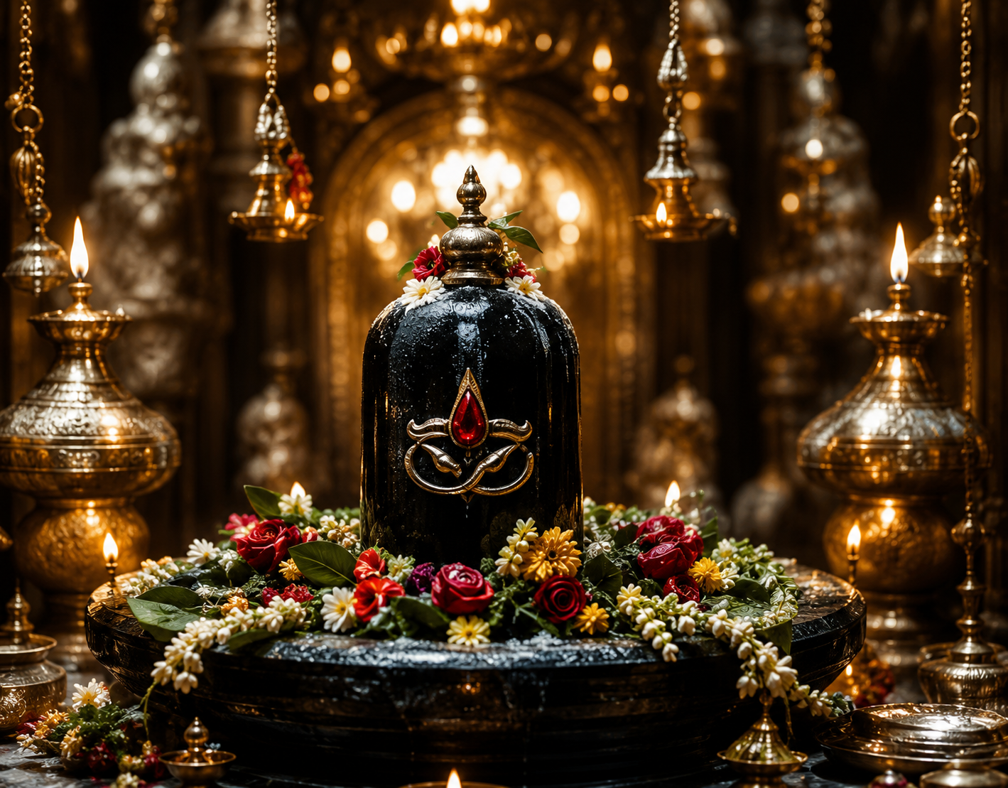 Maha Shivratri spiritual festive decoration by The Karm House